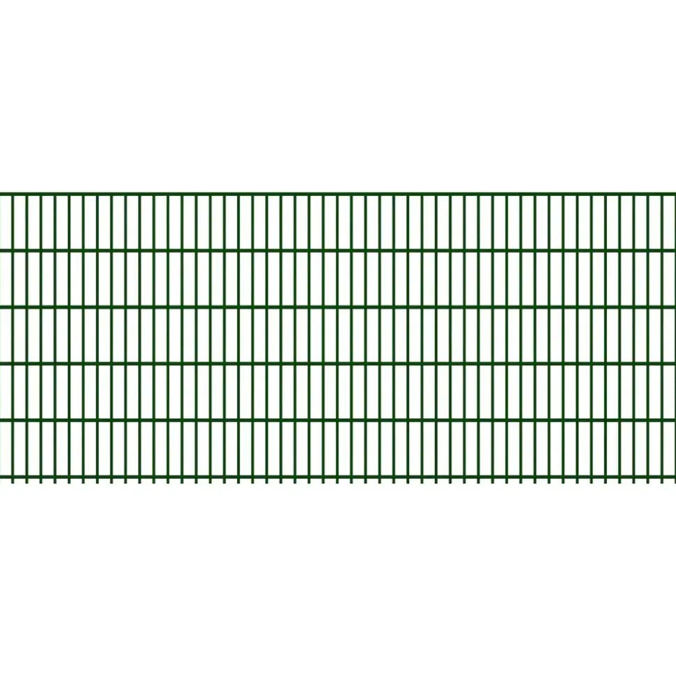 FA-Bausysteme Doppelstabmattenzaun 6/5/6 250 x 83 cm Moos