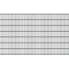 FA-Bausysteme Doppelstabmattenzaun 6/5/6 250 x 143 cm Anthrazit