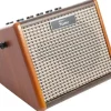 Fame AG-15A Akustikgitarren Verstärker 15 Watt | 2-Kanal | Akkubetrieben | Bluetooth-Schnittstelle | Echo-Effekt | Ideal für Gitarre und Gesang | Leicht und Tragbar