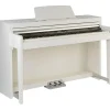 Fame DP-8600 BT WH Digitalpiano, 88 Gewichtete Tasten mit Hammermechanik, 181 Sounds, USB und Bluetooth, Integrierter Effektprozessor und Aufnahmefunktion, Weiß