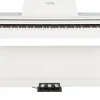 Fame DP-2000 E-Piano mit Hammermechanik, 88 anschlagdynamischen Tasten, 16 Klangfarben, 128-stimmiger Polyphonie, Aufnahme-Funktion, Twinova-Modus und Hall/Chorus-Effekten - Weiß