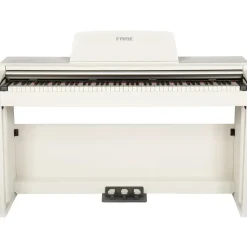 Fame DP-3000 E-Piano mit Hammermechanik, anschlagdynamischen 88 Tasten, voller Klavierklang, 20 Orchesterklangfarben, 128-fache Polyphonie, wertiges Gehäuse mit Deckel und Konsolen, Digital Piano