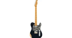 Fender Brad Paisley Road Worn Tele MN Black Sparkle - E-Gitarre