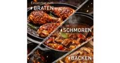 FEUERGOTT Dutch Oven 6 l Gusseisen schwarz