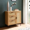 FineBuy Sideboard 80 cm Braun