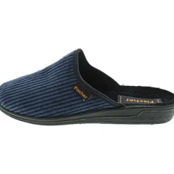 Fischer Markenschuh Pantoffeln Blau 45