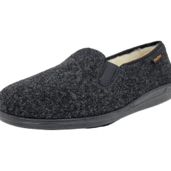 Fischer Markenschuh Pantoffeln Schwarz 47