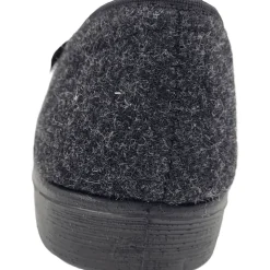 Fischer Markenschuh Pantoffeln Schwarz 47