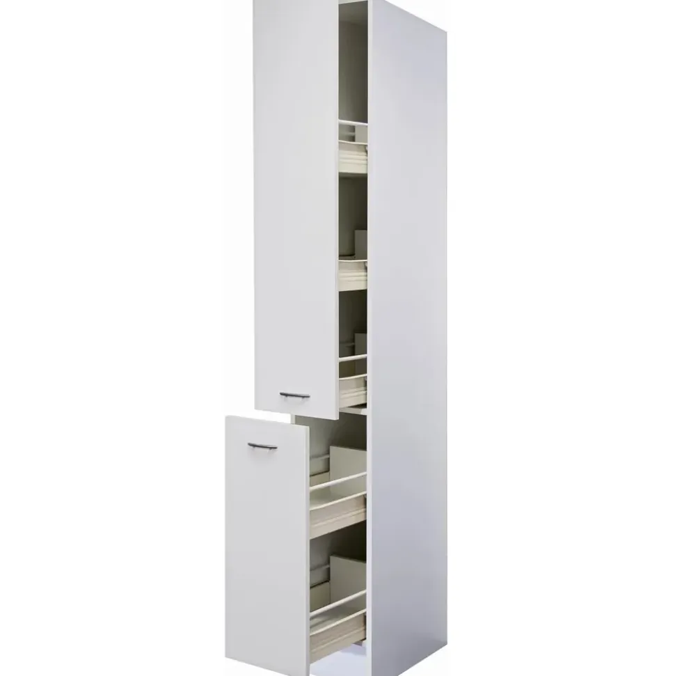 Flex-Well Apothekerschrank Wito 30 x 200 x 57 cm Weiß