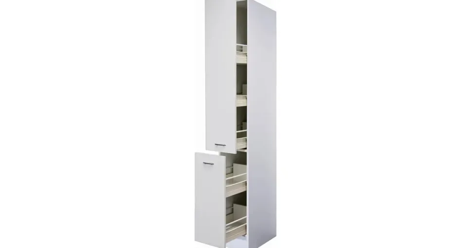 Flex-Well Apothekerschrank Wito 30 x 200 x 57 cm Weiß