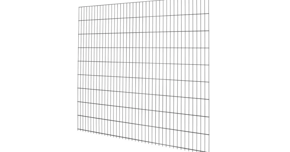 Floraworld Doppelstab-Mattenzaun Comfort 201 x 183 cm anthrazit