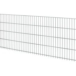 Floraworld Doppelstab-Mattenzaun Comfort 201 x 83 cm feuerverzinkt