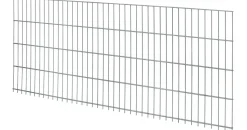 Floraworld Doppelstab-Mattenzaun Comfort 201 x 83 cm feuerverzinkt