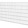 Floraworld Doppelstab-Mattenzaun Comfort 201 x 123 cm anthrazit