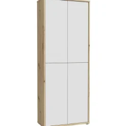 Forte Alice Springs 74,5 x 191,9 x 34,9 cm grau mit 8 Fächern / grau