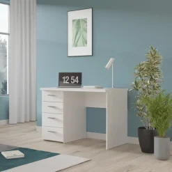 Forte Schreibtisch NET Weiß