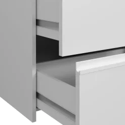 Forte Schwebetürenschrank Winn 2 170 x 200 x 61 cm weiß