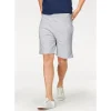 FRUIT OF THE LOOM Sweatshorts FRUIT OF THE LOOM, Herren, Gr. L (48/50), N-Gr, grau (hellgrau, meliert), Sweatware, Obermaterial: 80% Baumwolle, 20% Polyester, meliert, unifarben, bequem kniefrei, Hosen Sweatshorts, Sommerhose in bequemer Form, Topseller
