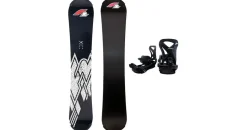 F2 Set Snowboard Rental Machine mit Protector 145cm + Bindung M