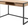 furn.design Schreibtisch Malta Eiche Artisan / Grau