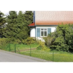 GAH Alberts Zaunpfosten für Maschendrahtzäune Ø 34 x 965 mm grün