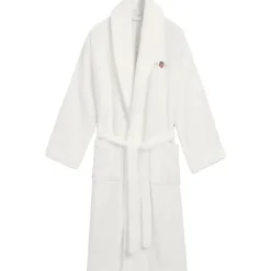 GANT Bademantel ARCHIVE SHIELD TERRY ROBE Weiß XXL