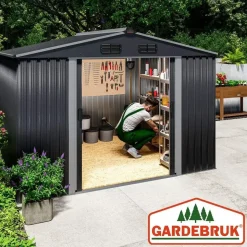 Gardebruk GARDEBRUK® XXL Metall Gerätehaus 5m2 mit Fundament