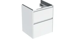 Geberit Waschtischunterschrank 2 Schubladen 50,4 x 60,6 x 40,5 cm Weiß