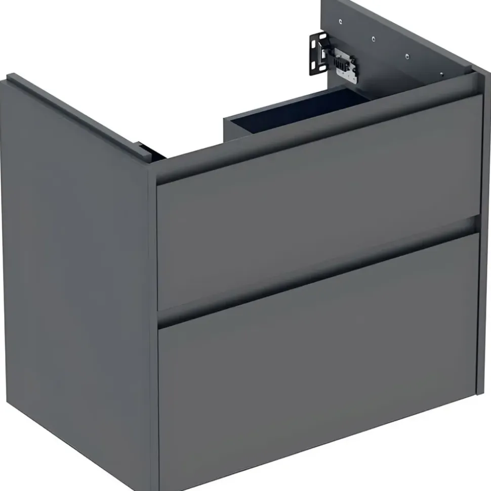 Geberit Waschtischunterschrank 2 Schubladen 69,3 x 60,6 x 44,6 cm Lava