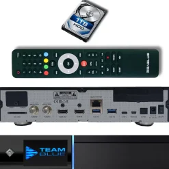 GiGaBlue UHD Quad 4K Pro 2x FBC DVB-S2 Tuner Gigabit-LAN HDD