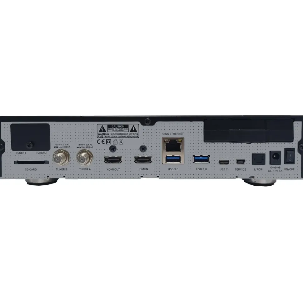GiGaBlue UHD Quad 4K Pro 2x FBC DVB-S2 Twin Tuner 3x USB 3.0 E2 Linux Receiver