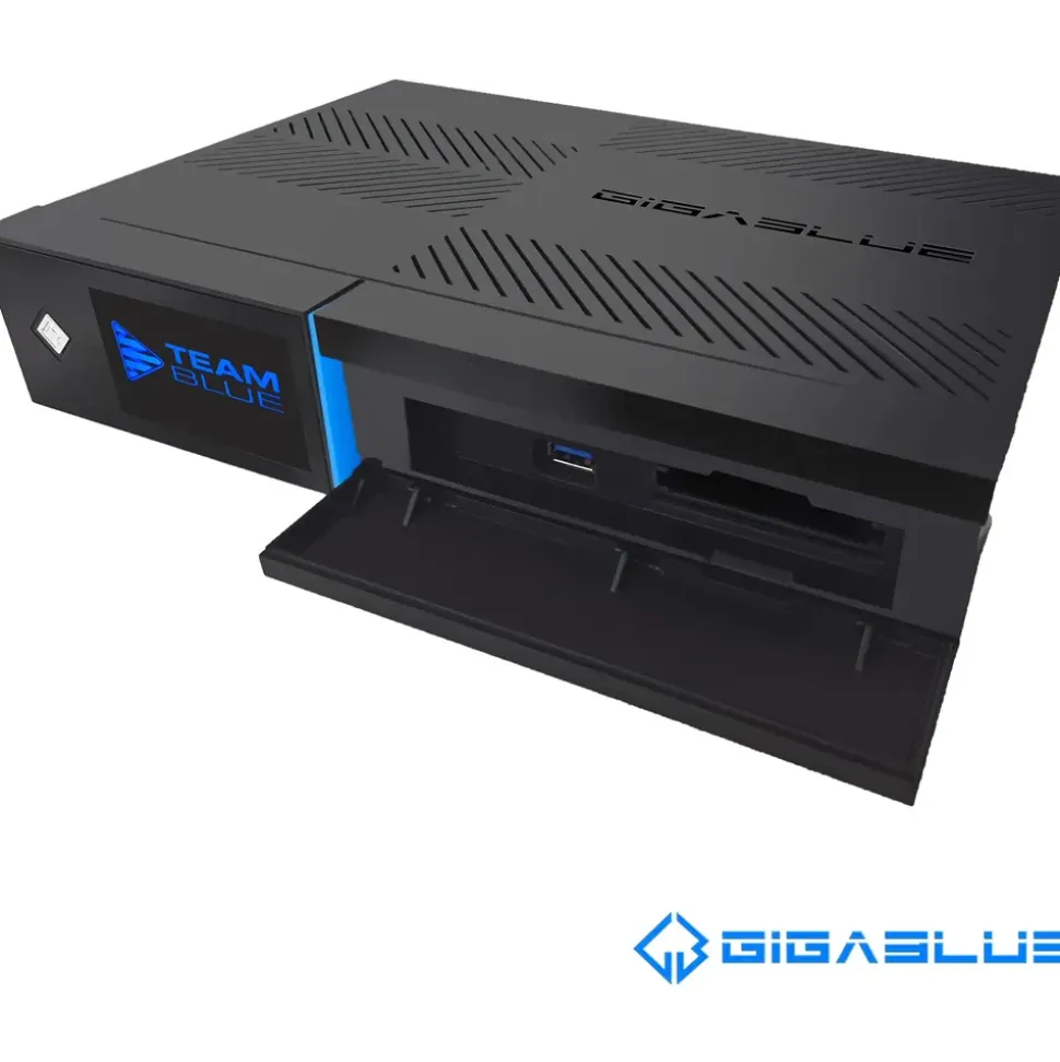 GiGaBlue UHD Quad 4K Pro 2x FBC DVB-S2 Twin Tuner 3x USB 3.0 E2 Linux Receiver