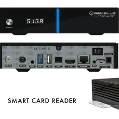 GiGaBlue UHD Trio 4K PRO - Combo Tuner, W-LAN 1200Mbps