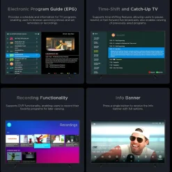 GiGaBlue UHD X1 PRO 4K Android 12 IP-TV/OTT 1x DVB-S2x Sat Tuner Media Player