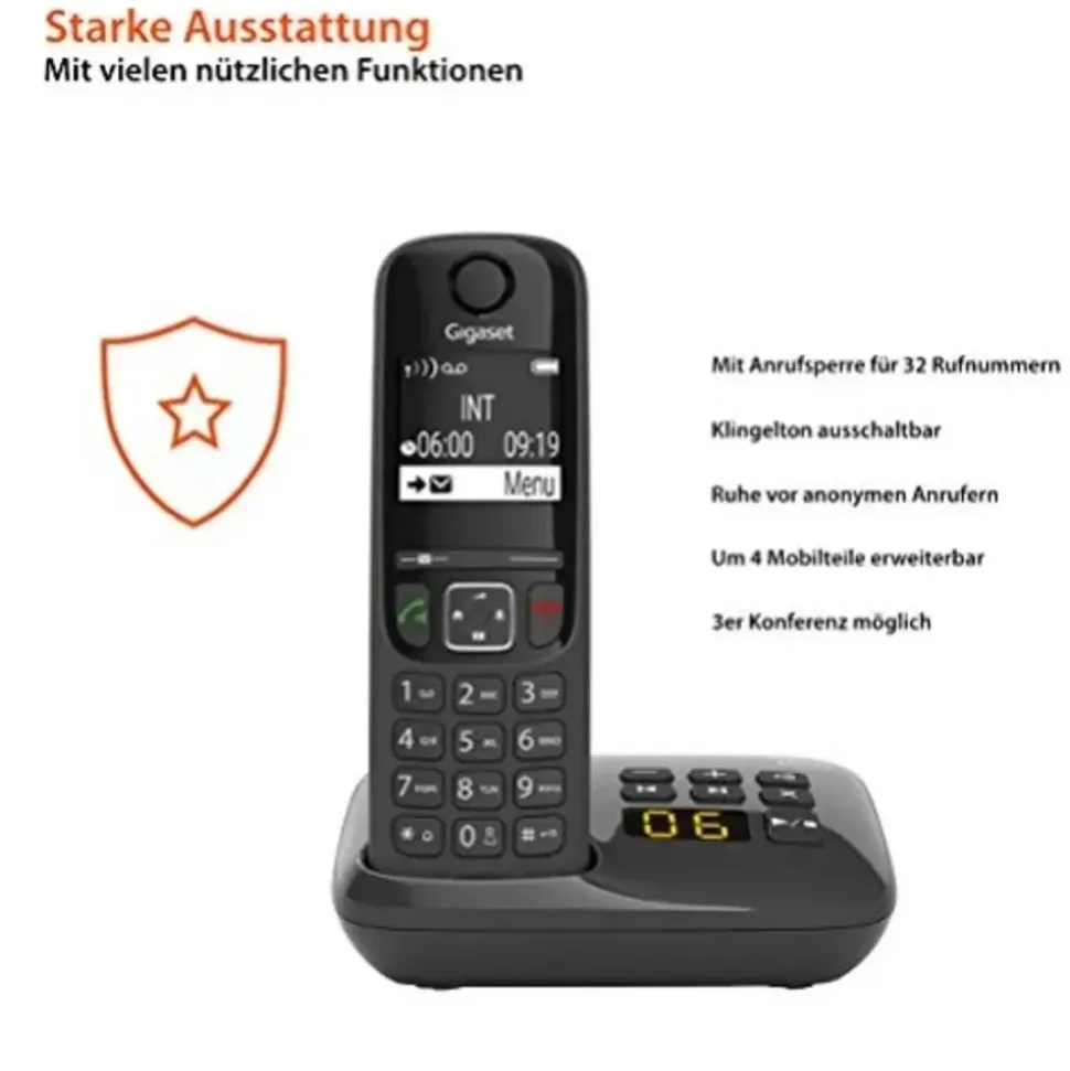 Gigaset AS690A schwarz