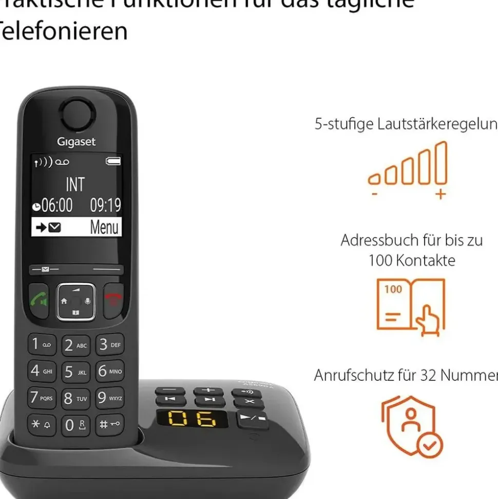 Gigaset AS690A schwarz