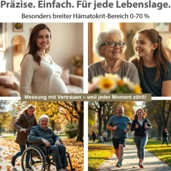 GlucoCheck GOLD Blutzuckermessgerät-Set mg/dl mit 60 Blutzuckerteststreifen