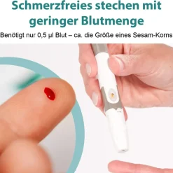 GlucoCheck XL Blutzuckermessgerät mg/dL inkl. 110 Teststreifen