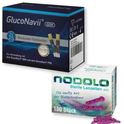 GlucoNavii Blutzucker Teststreifen 100 St.