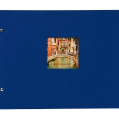 Goldbuch Schraubalbum Bella Vista 39x31 40 weiße Seiten blau