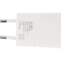 goobay 44948 Ladegerät USB-A 5 W weiß -