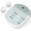 Goplus Fußbadewanne mit Massage & Heizung, Fußbad Massagegerät abnehmbaren Massageperlen, 35-46 °C, Elektrisches Fußbad mit Zeitschaltfunktion (blau)