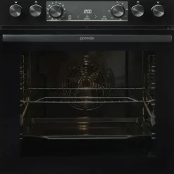 Gorenje BCSI737DBGOT Induktions Herd-Set mit 1-fach-Teleskopauszug, ecoClean Plus, Pizzafunktion