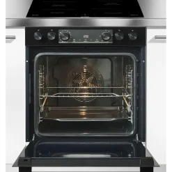 Gorenje BCSI737DBGOT Induktions Herd-Set mit 1-fach-Teleskopauszug, ecoClean Plus, Pizzafunktion