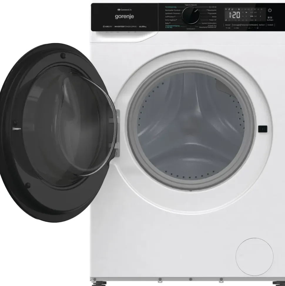 Gorenje G600 Waschtrockner WD2PA1X64ADAAW/DE (10,5 kg / 6 kg, 1400 U/min)