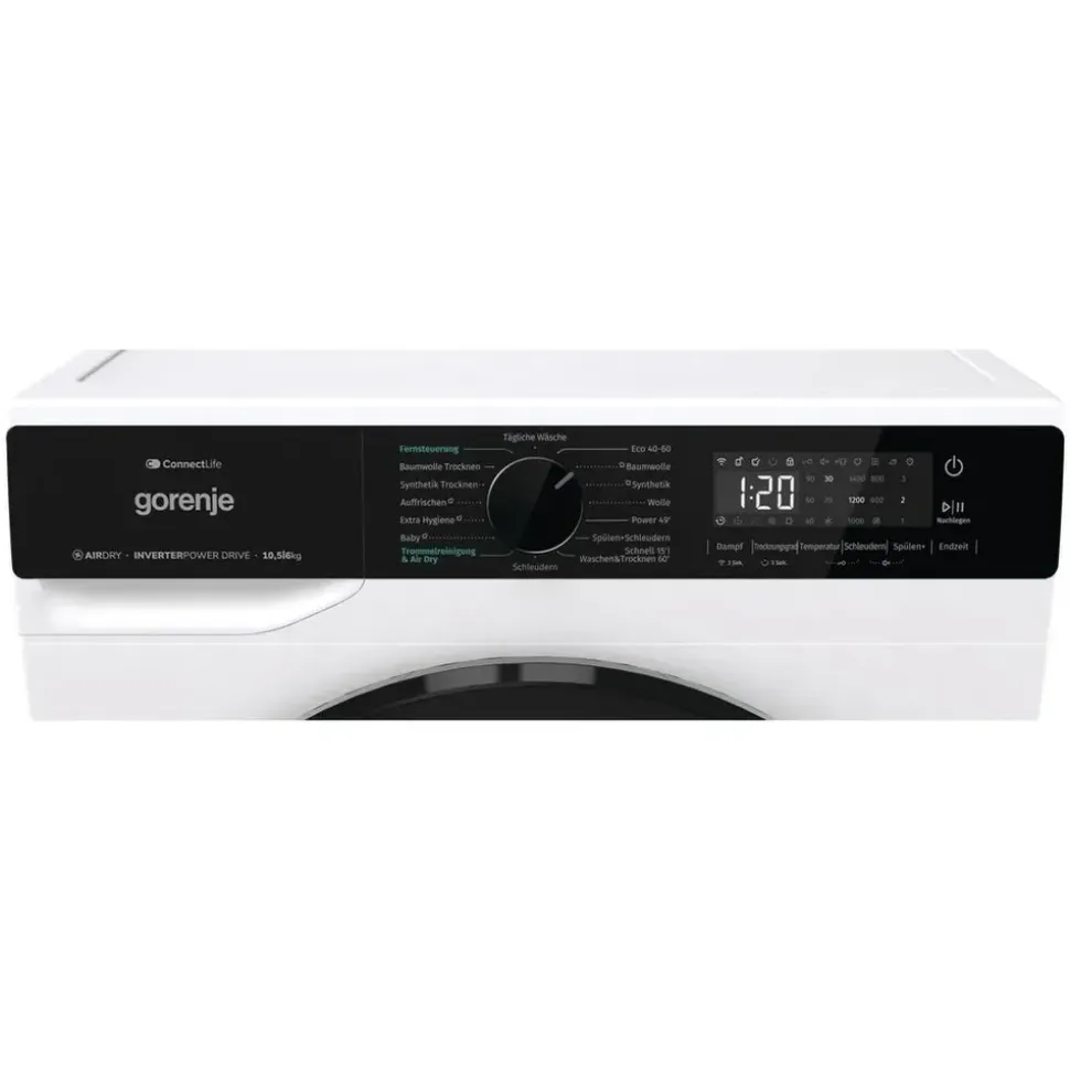 Gorenje G600 Waschtrockner WD2PA1X64ADW/DE (10,5 kg / 6 kg, 1400 U/min)