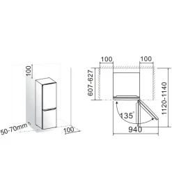 Gorenje NRK418EC Kühl-Gefrierkombination