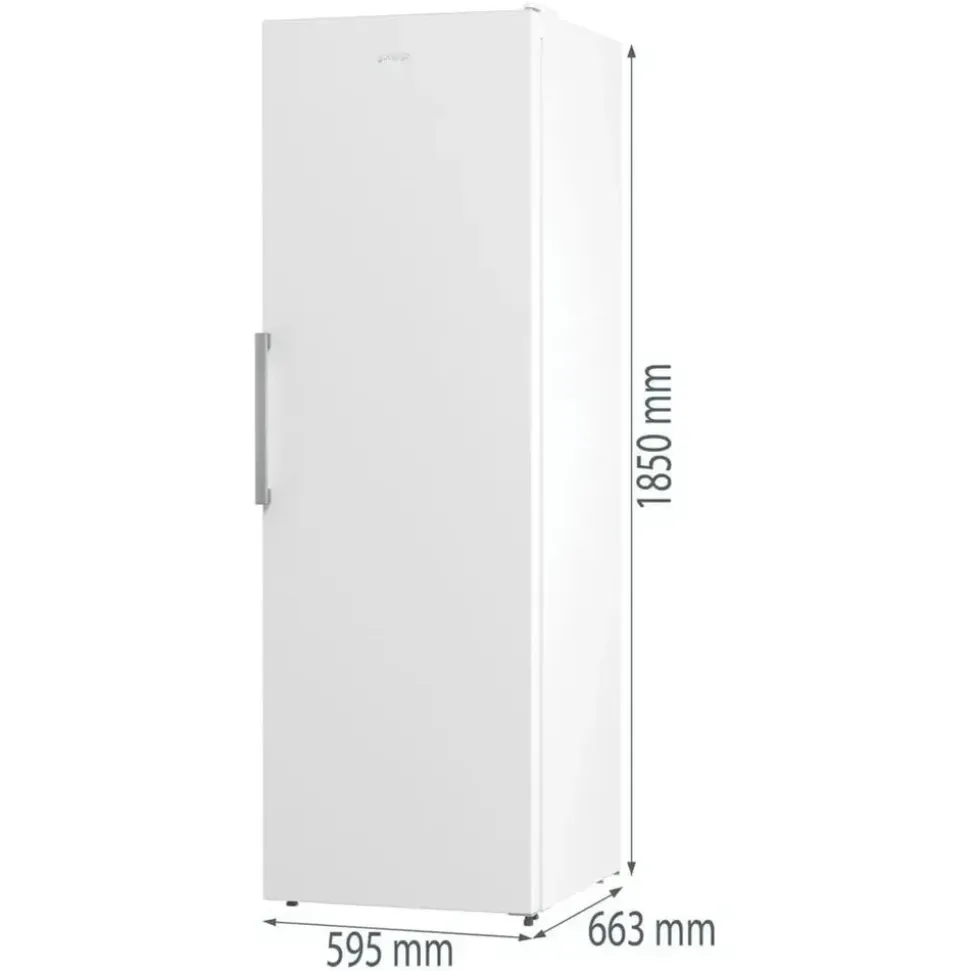 Gorenje R619EEW5 Kühlschrank (398 l, 1850 mm hoch, Weiß)