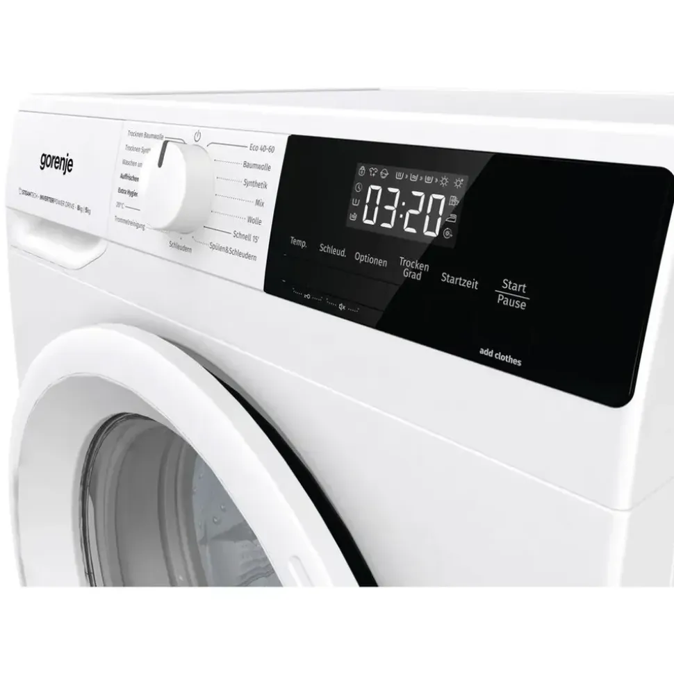 Gorenje W3D2A854ADPS/DE Waschtrockner (8 kg / 5 kg, 1400 U/min)