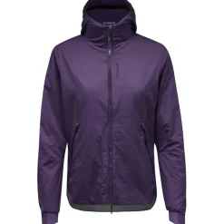 Gore Wear CONCURVE WINDSTOPPER® Isolierte Kapuzenjacke Damen in purple indigo, Größe S - lila